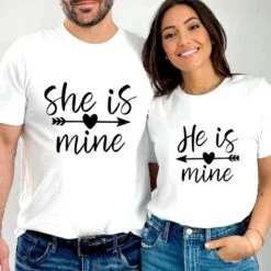 He's Mine She's Mine T Shirt