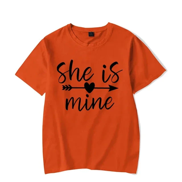 He's Mine She's Mine T Shirt - Image 12
