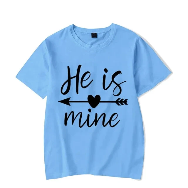 He's Mine She's Mine T Shirt - Image 9
