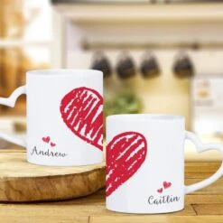 Heart Coffee Mug With Name