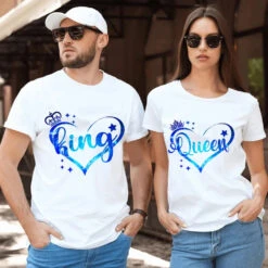 Heart King And Queen Shirts