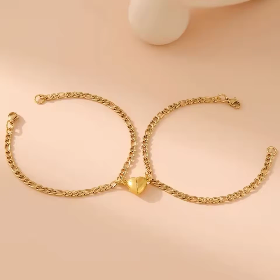 Heart Magnetic Bracelets For Couples - Image 3