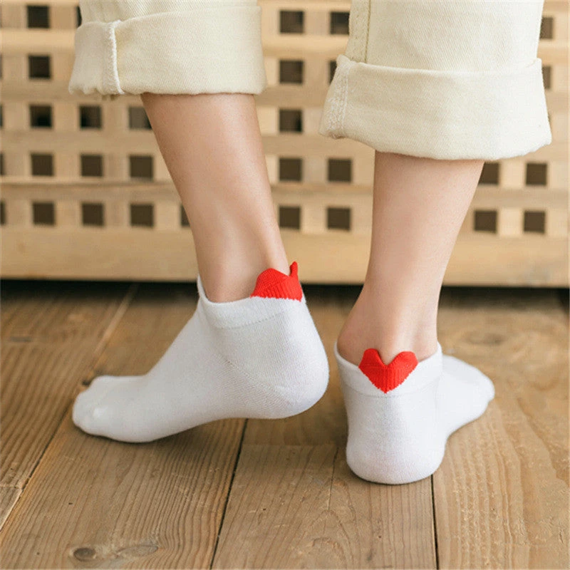 Heart Small Socks For Couples - Image 3