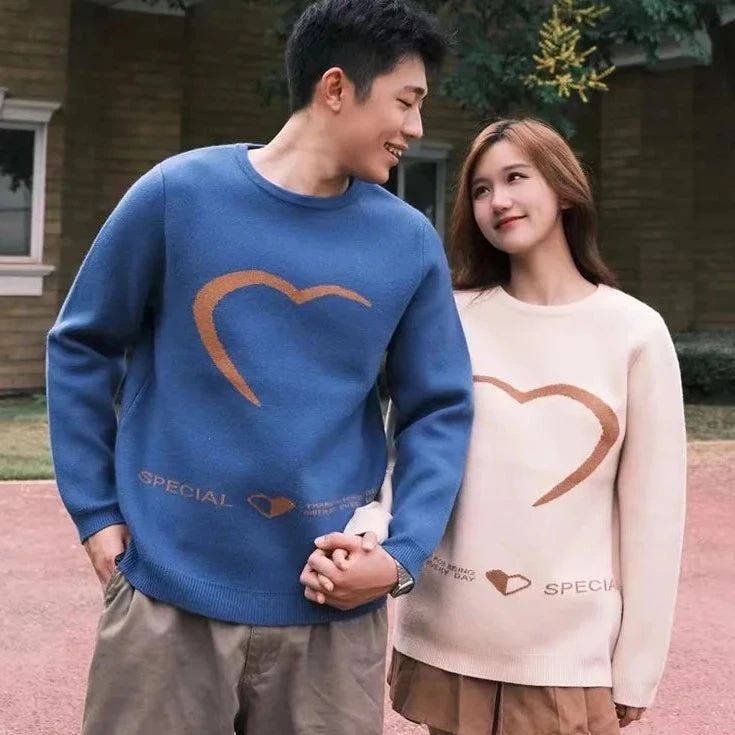 Heart Sweatshirts For Couples