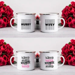 Hubby And Wifey Coffee Mugs