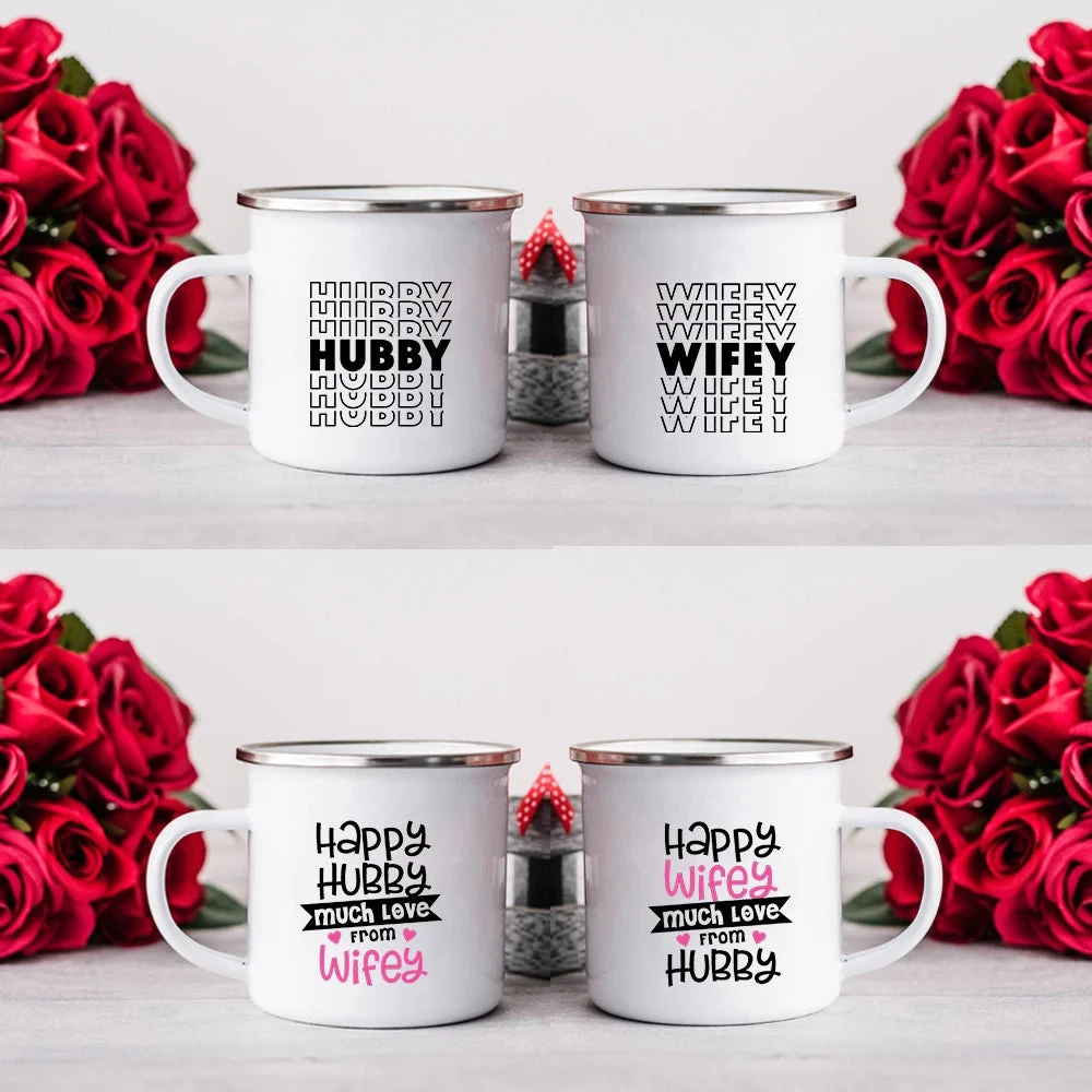 Hubby And Wifey Coffee Mugs