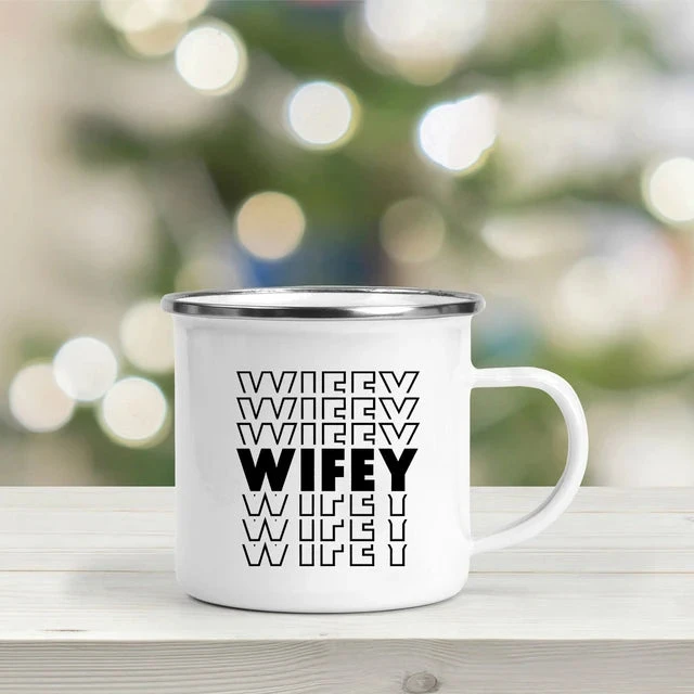 Hubby And Wifey Coffee Mugs - Image 4
