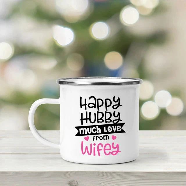 Hubby And Wifey Coffee Mugs - Image 3