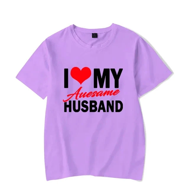 I Love My Awesome Husband Shirt - Image 15