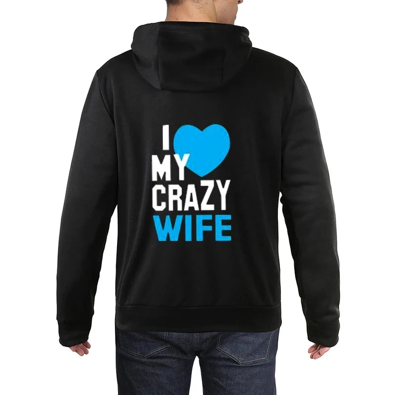 I Love My Crazy Wife Hoodies - Image 4