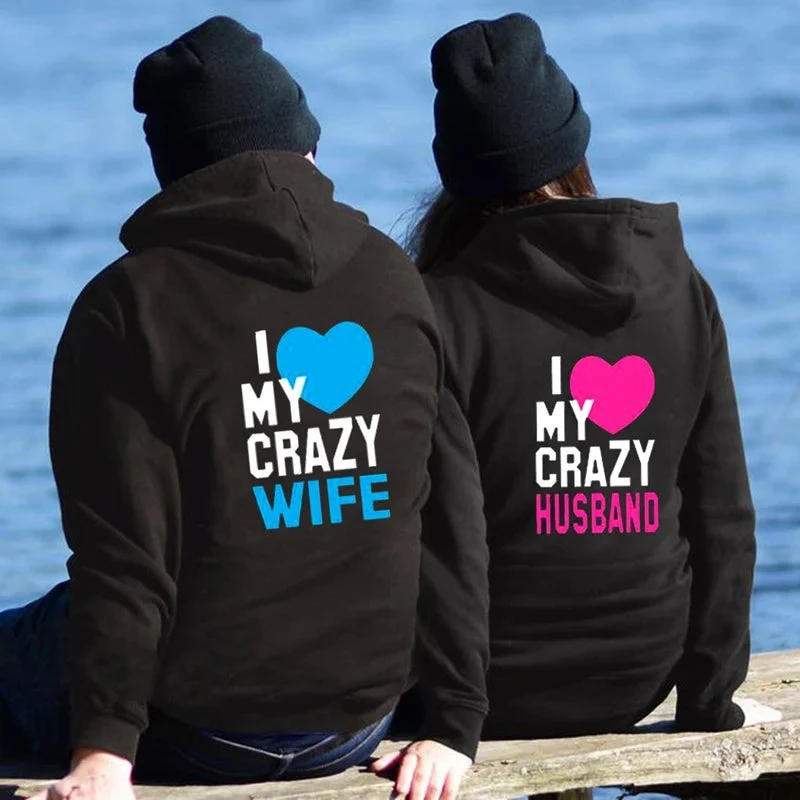 I Love My Crazy Wife Hoodies - Image 2