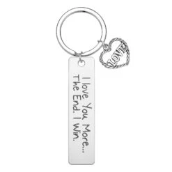 I Love You More Keychain