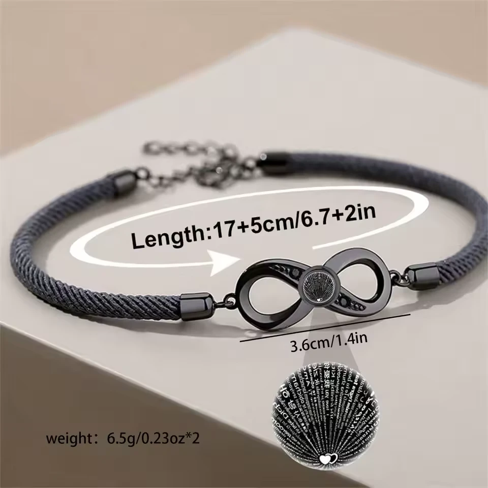 Infinity Couple Bracelet - Image 6