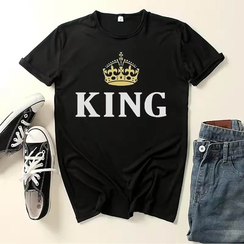 King Queen Couple T Shirt - Image 2