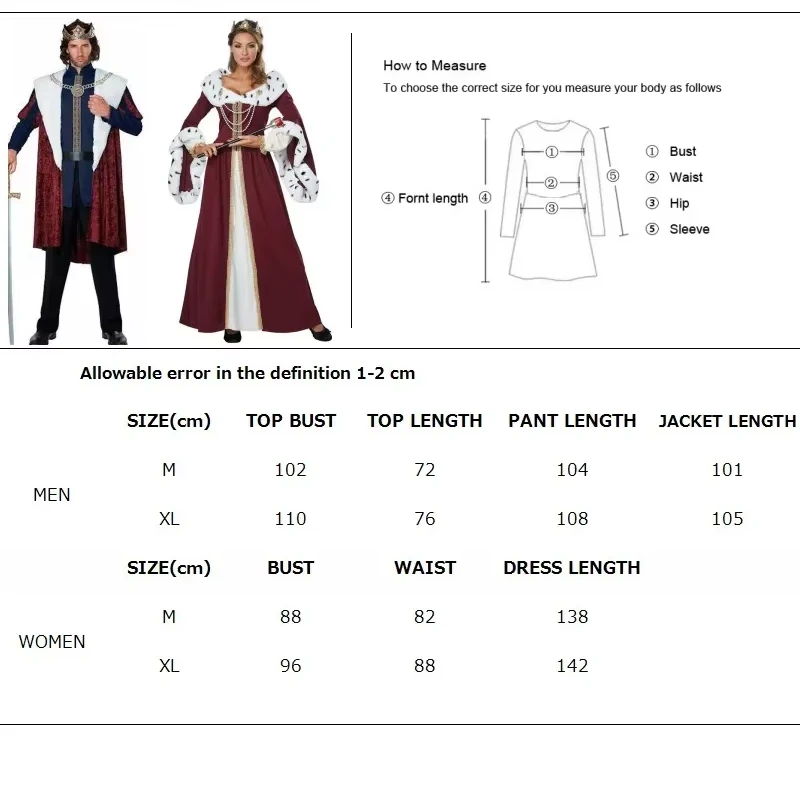 King And Queen Couple Halloween Costumes - Image 4