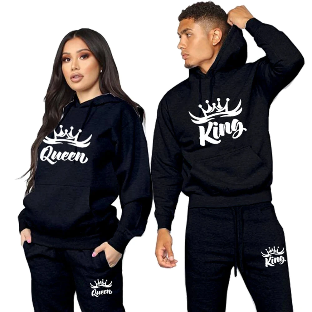 King And Queen Couples Tracksuits - Image 2