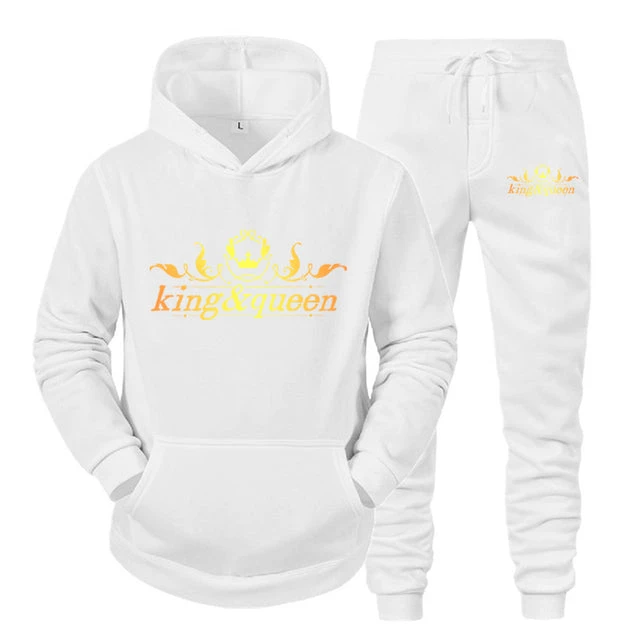 King And Queen Matching Couple Jogger Set - Image 2