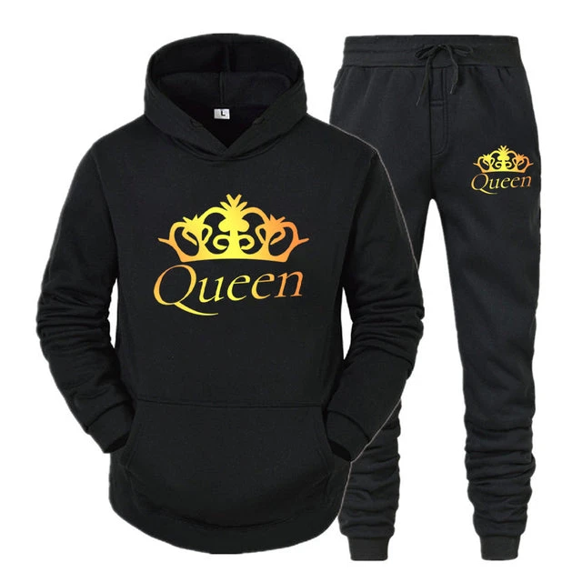 King And Queen Matching Couple Jogger Set - Image 11
