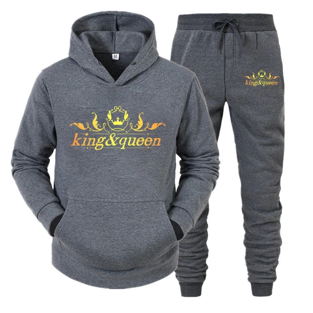 King And Queen Matching Couple Jogger Set - Image 17