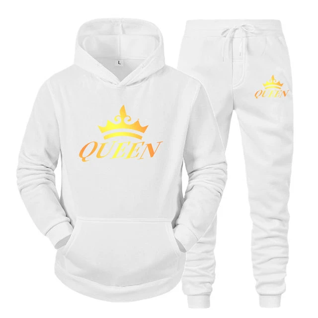 King And Queen Matching Couple Jogger Set - Image 4