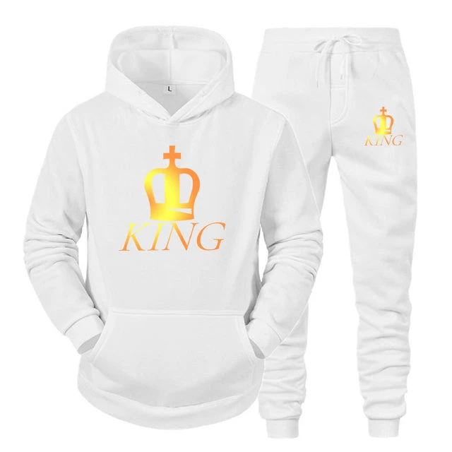 King And Queen Matching Couple Jogger Set - Image 5