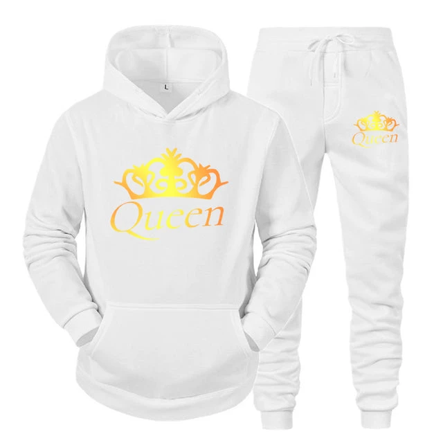 King And Queen Matching Couple Jogger Set - Image 6