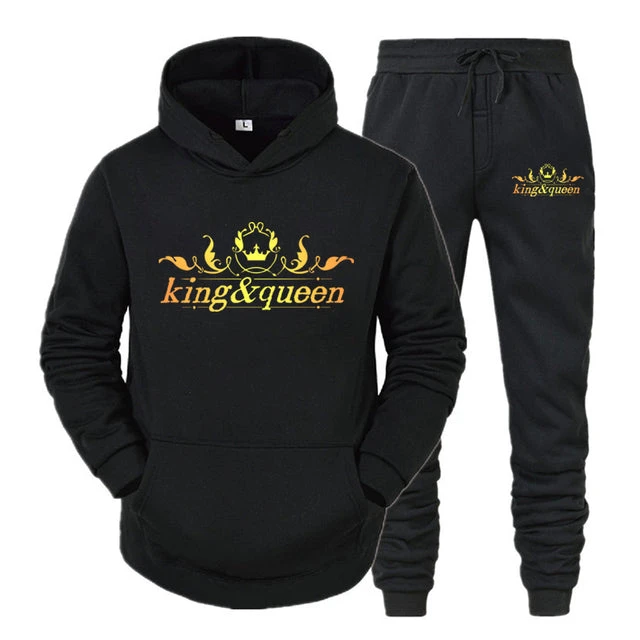 King And Queen Matching Couple Jogger Set - Image 7