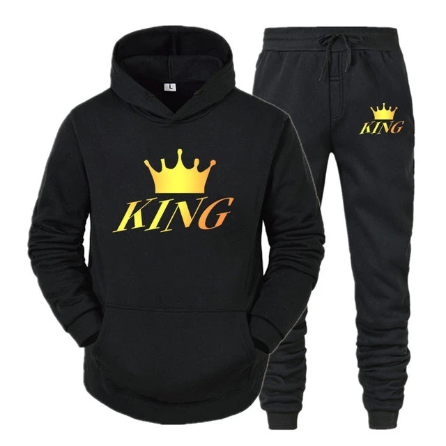 King And Queen Matching Couple Jogger Set - Image 8