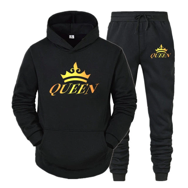 King And Queen Matching Couple Jogger Set - Image 9