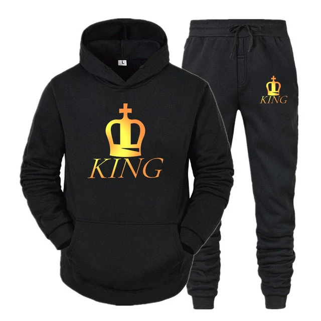 King And Queen Matching Couple Jogger Set - Image 10