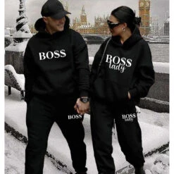 Boss Matching Couple Tracksuits