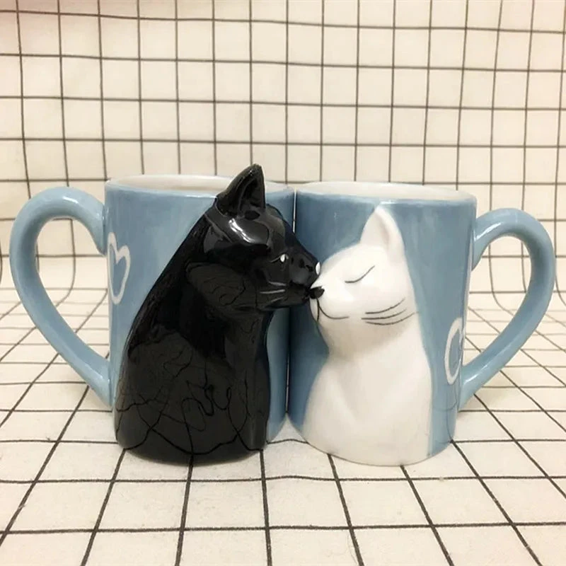 Kissing Cat Mugs - Image 2