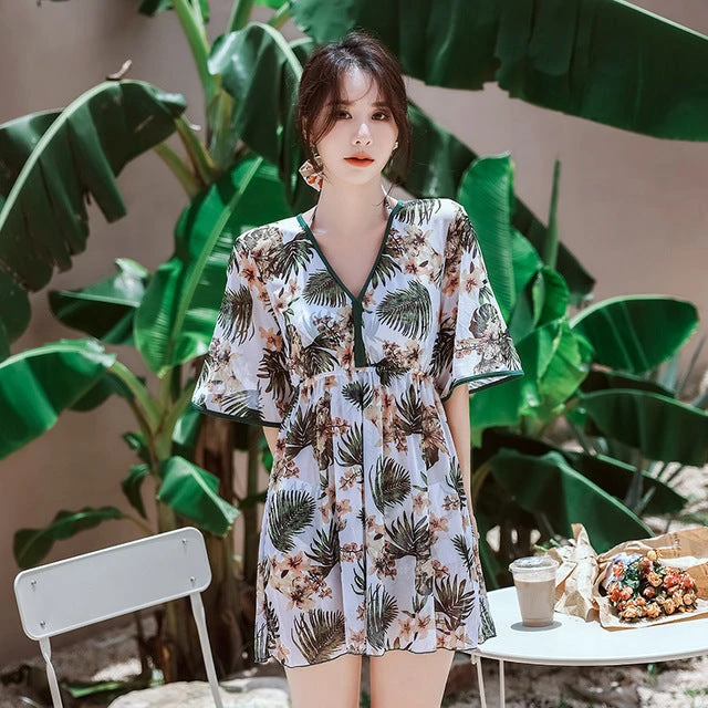 Leaf Couples Matching Swimwear - Image 4