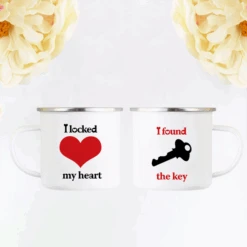 Locked My Heart Couple Mug