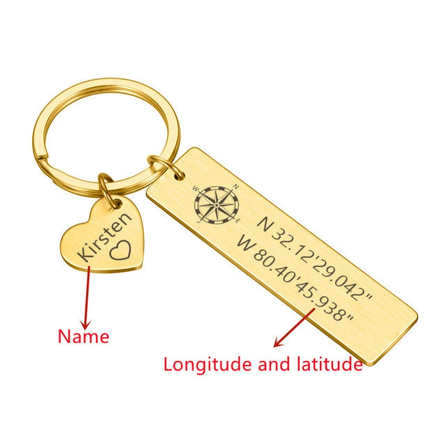 Long Distance Relationship Keychain - Image 3