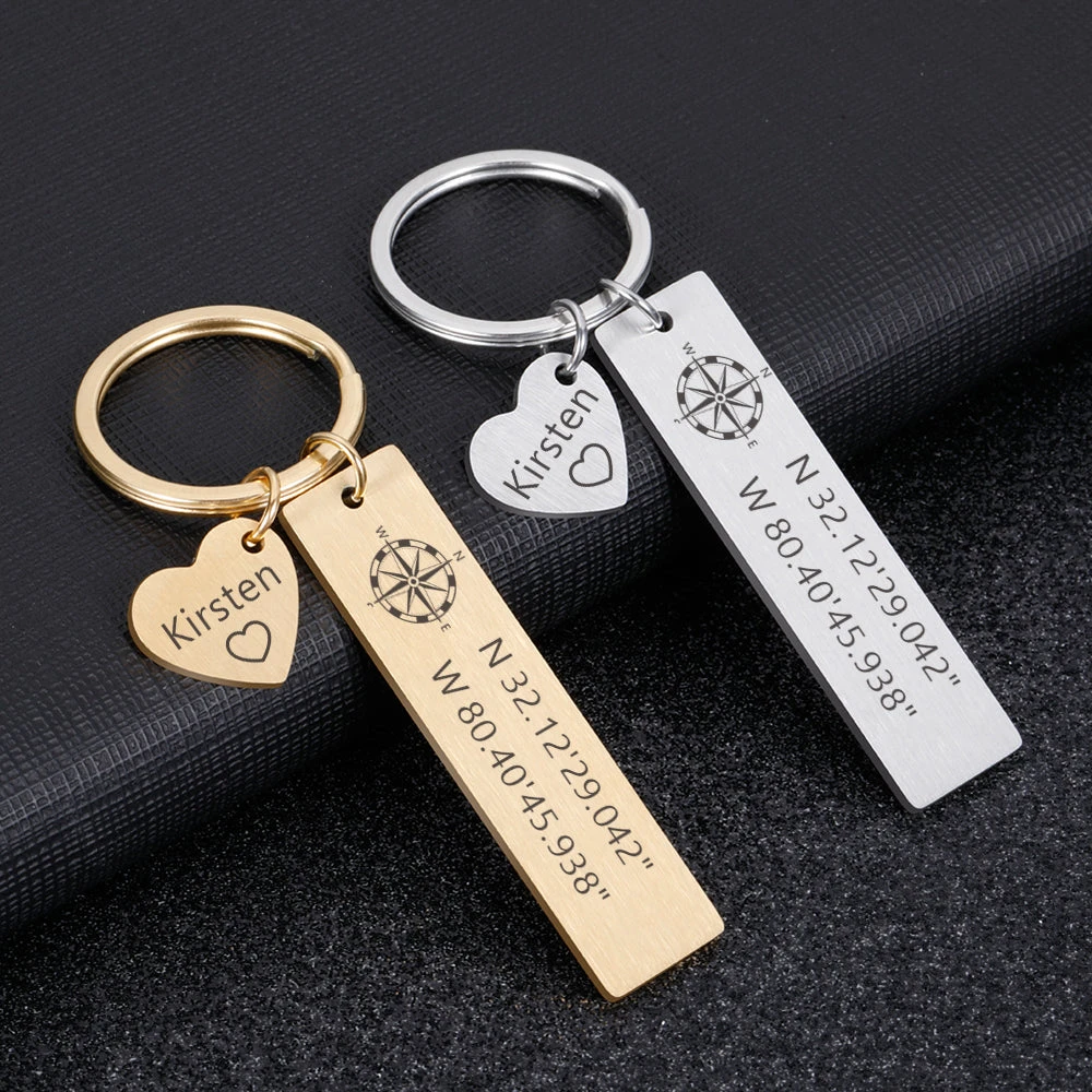 Long Distance Relationship Keychain - Image 2