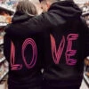 Love Cute Matching Hoodies For Couples