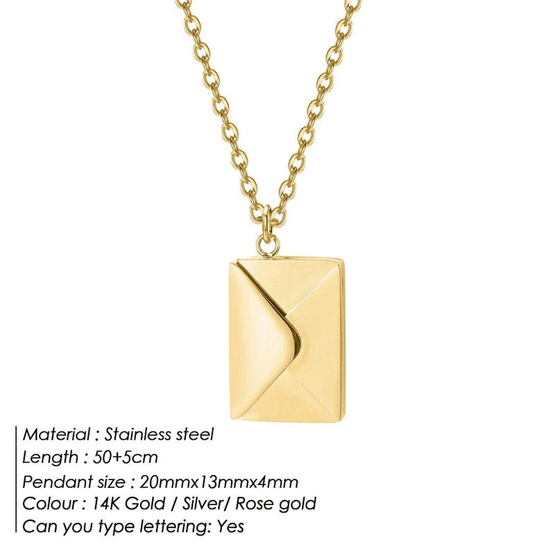 Love Letter Necklace Envelope - Image 11
