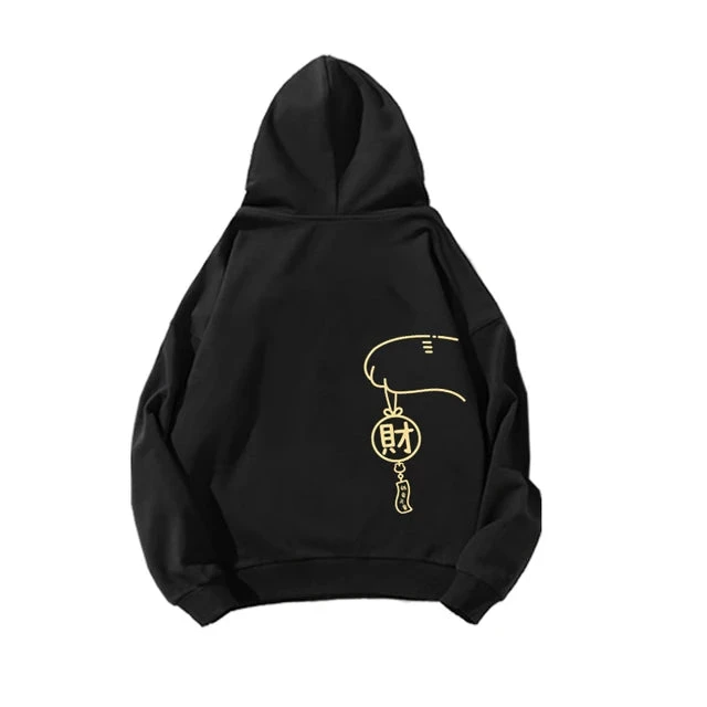 Lucky Cat Cute Matching Couple Hoodies - Image 8