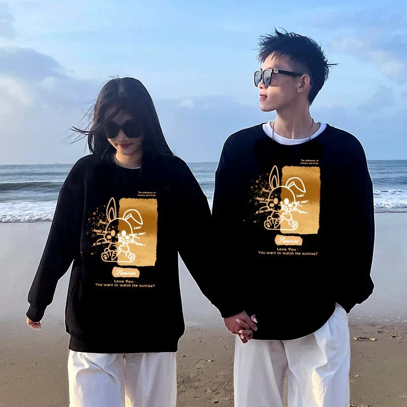 Lucky Rabbit Couple Sweatshirt - Image 3