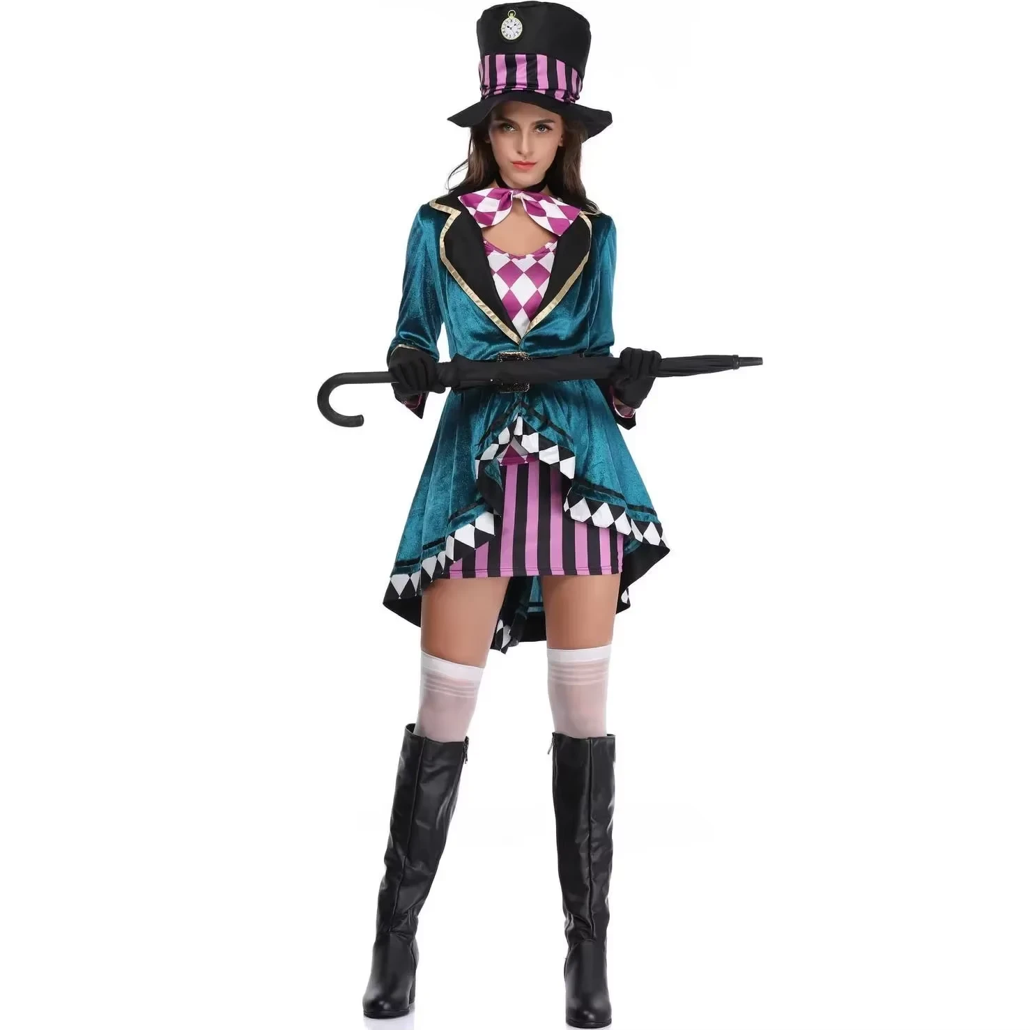 Mad Hatter Couples Halloween Costumes - Image 3
