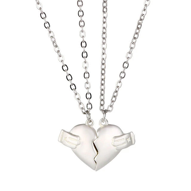 Magnetic Heart Matching Necklace - Image 5