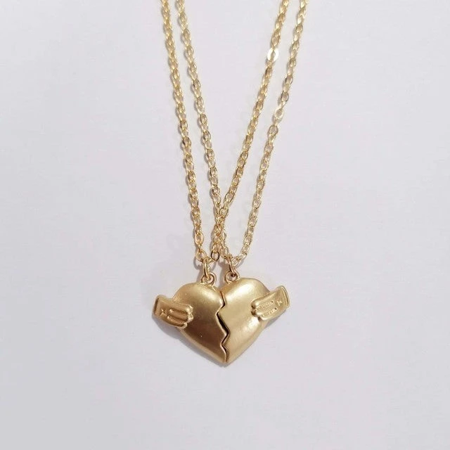Magnetic Heart Matching Necklace - Image 9