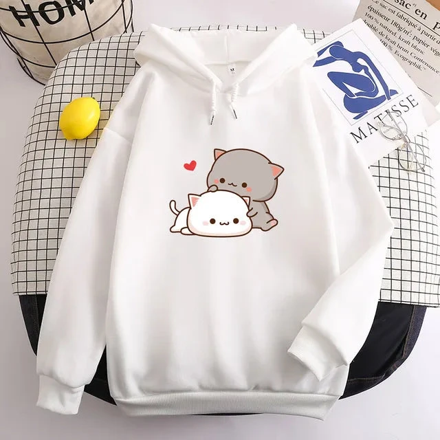 Matching Cat Hoodies For Couples - Image 2