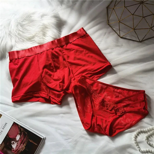 Matching Red Underwear Set - Image 3