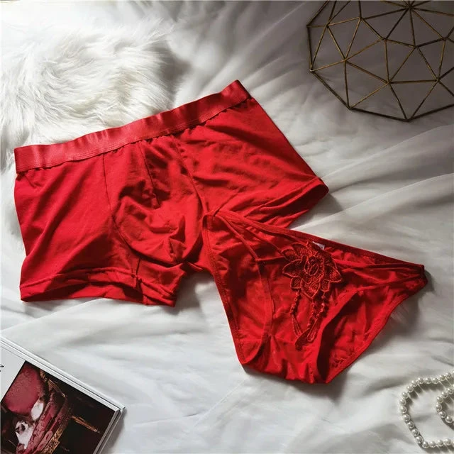 Matching Red Underwear Set - Image 4