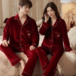 Matching Valentines Day Pajamas For Couples