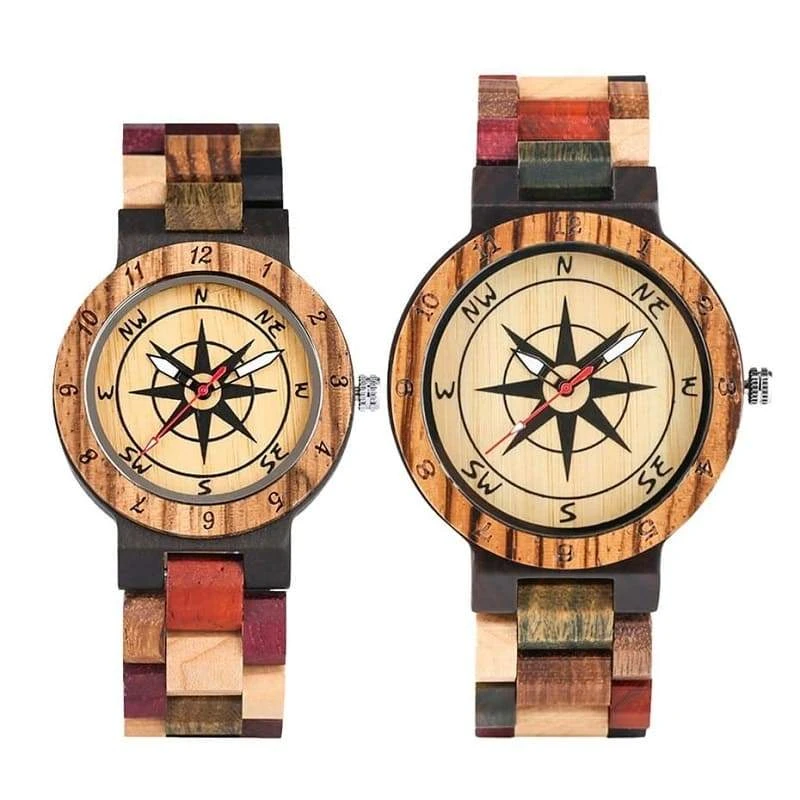 Wind Rose Couple Watches