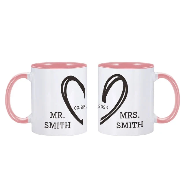 Mr & Mrs Coffee Mugs - Image 7