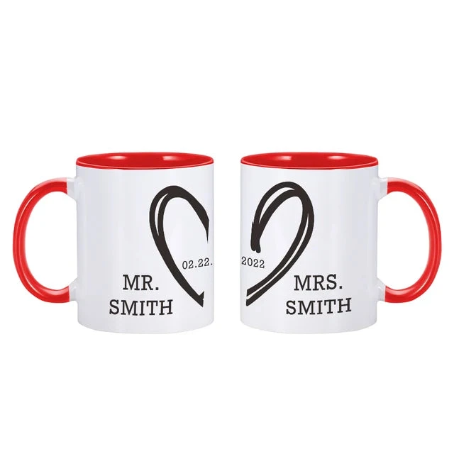 Mr & Mrs Coffee Mugs - Image 5